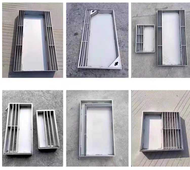 光泽不锈钢雨水篦展示